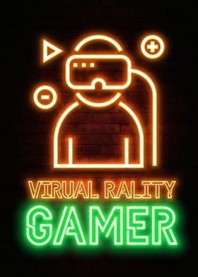 virual rality gamer
