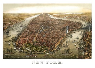 Map of New York 