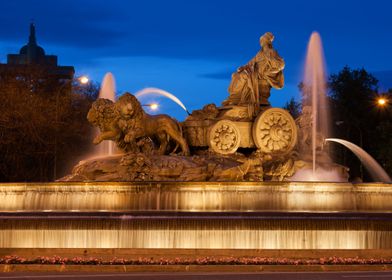Cibeles Fountain In Madrid