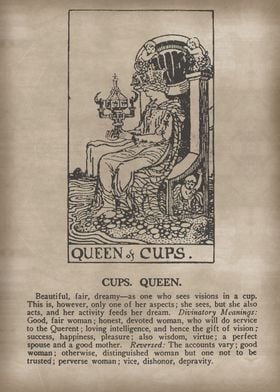 Queen of Cups Tarot Card