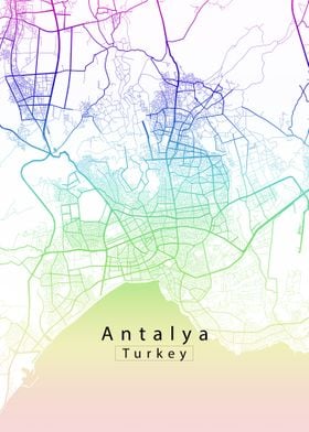 Antalya City Map