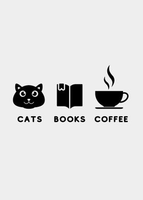 Cats Books And Coffee