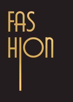 Fashion Gold Art Deco