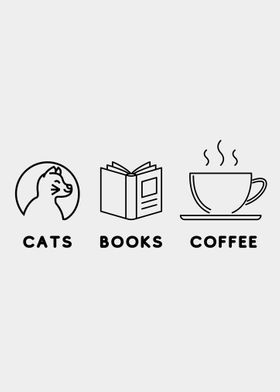 Cats Books And Coffee