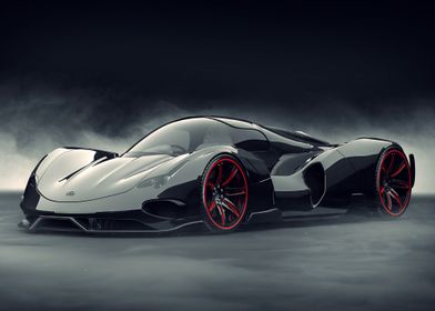 Futuristic Sport Car Art