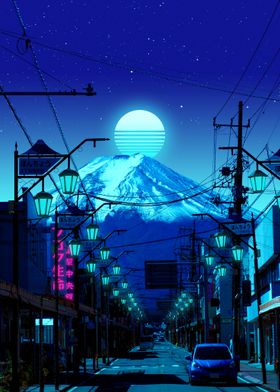 Neon Fuji