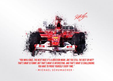 Michael Schumacher 2002Car