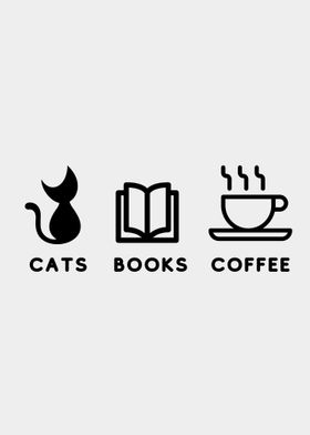 Cats Books And Coffee