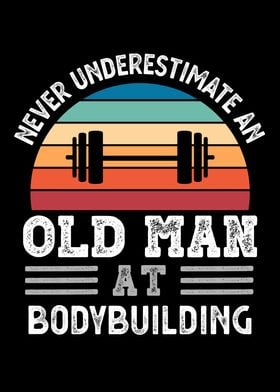 Old Man at Bodybuilding