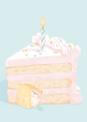 Muffinmaru Birthday Cake
