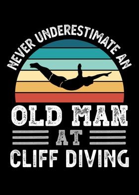 Old Man at Cliff Diving