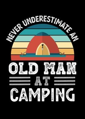 Old Man at Camping Fathers