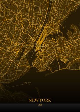 New York City Gold Maps