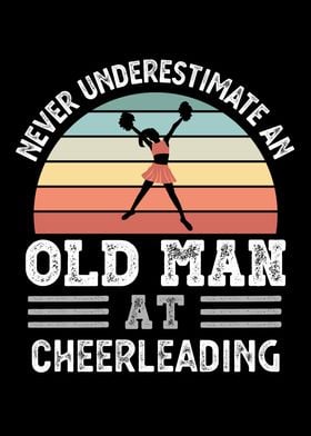 Old Man at Cheerleading