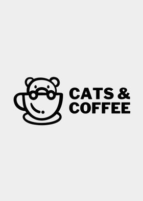 Cats And Coffee Simple