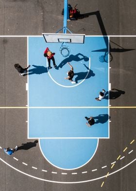 Basketball from the sky