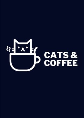 Cats And Coffee Minimalism