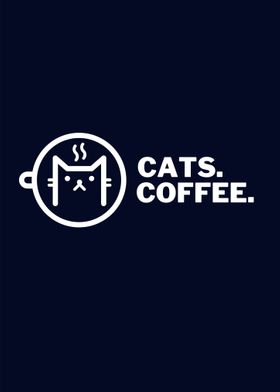 Cats And Coffee Simple