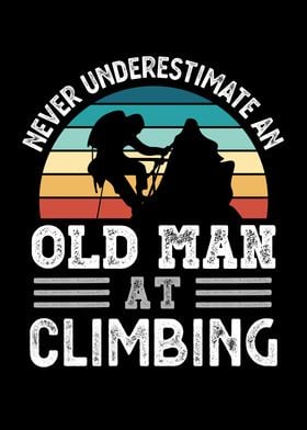 Old Man at Climbing