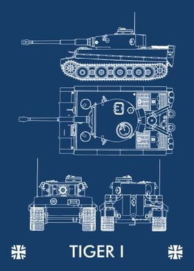 tiger tank blueprints