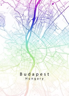 Budapest City Map 