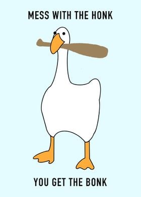 Funny Meme Goose