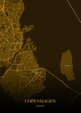 Copenhagen Gold Map