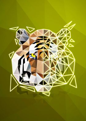Geometric tiger