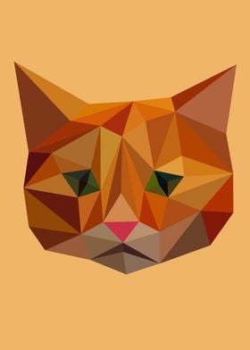 Low Poly Cat Cute