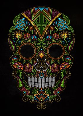 skull colors huichol