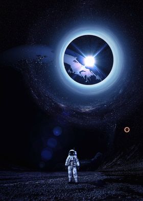 Astronaut Black Hole Birth
