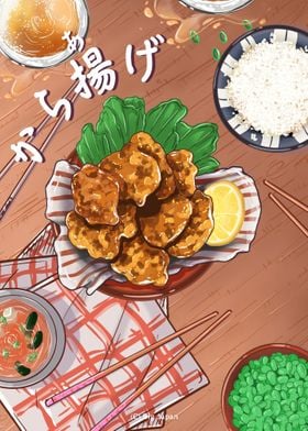 Japanese Karaage food