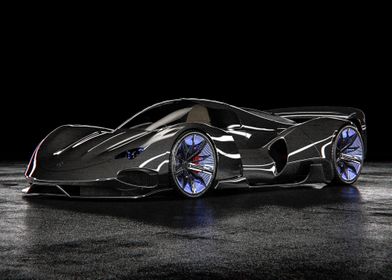 Futuristic Hyper Sport Car