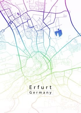 Erfurt City Map