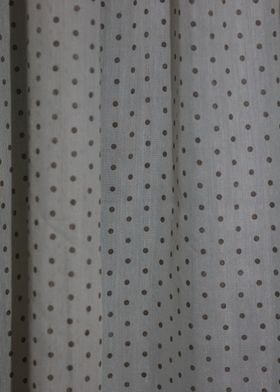 White dots curtain macro