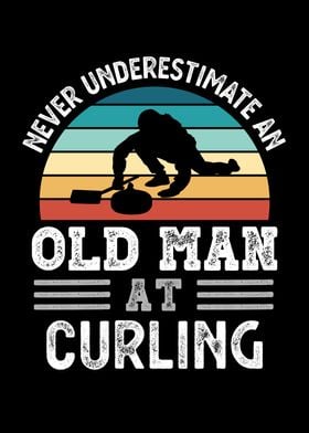 Old Man at Curling Fathers