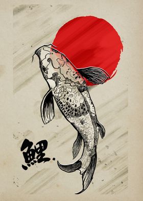 Japanese Koi fish