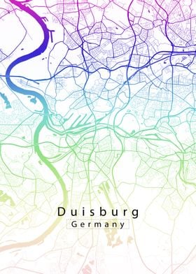 Duisburg City Map