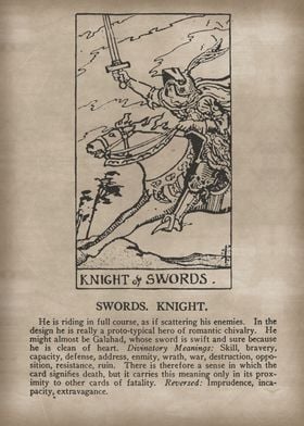 Knight of Swords Tarot 