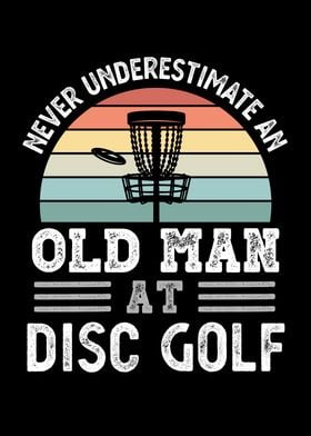 Old Man at Disc golf