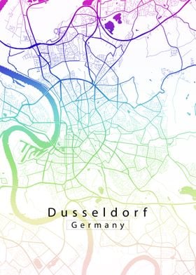 Dusseldorf City Map