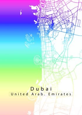 Dubai City Map