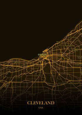 Cleveland Gold Maps