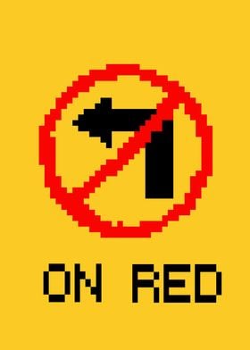 No Left Turn on Red