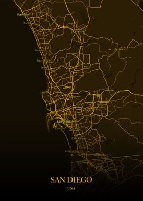 San Diego Gold Maps