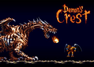Demons Crest Pixel