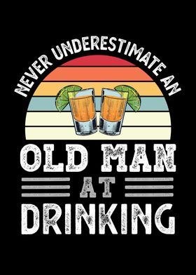 Old Man at Drinking