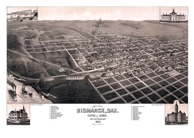 Map of Bismarck 