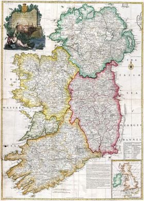 Map of Ireland  1794