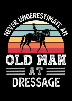 Old Man at Dressage